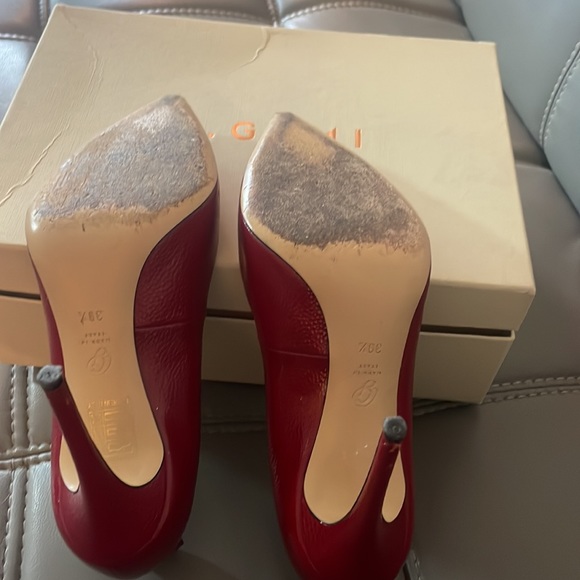 M Gemi red leather heels- 39 - Picture 5 of 6